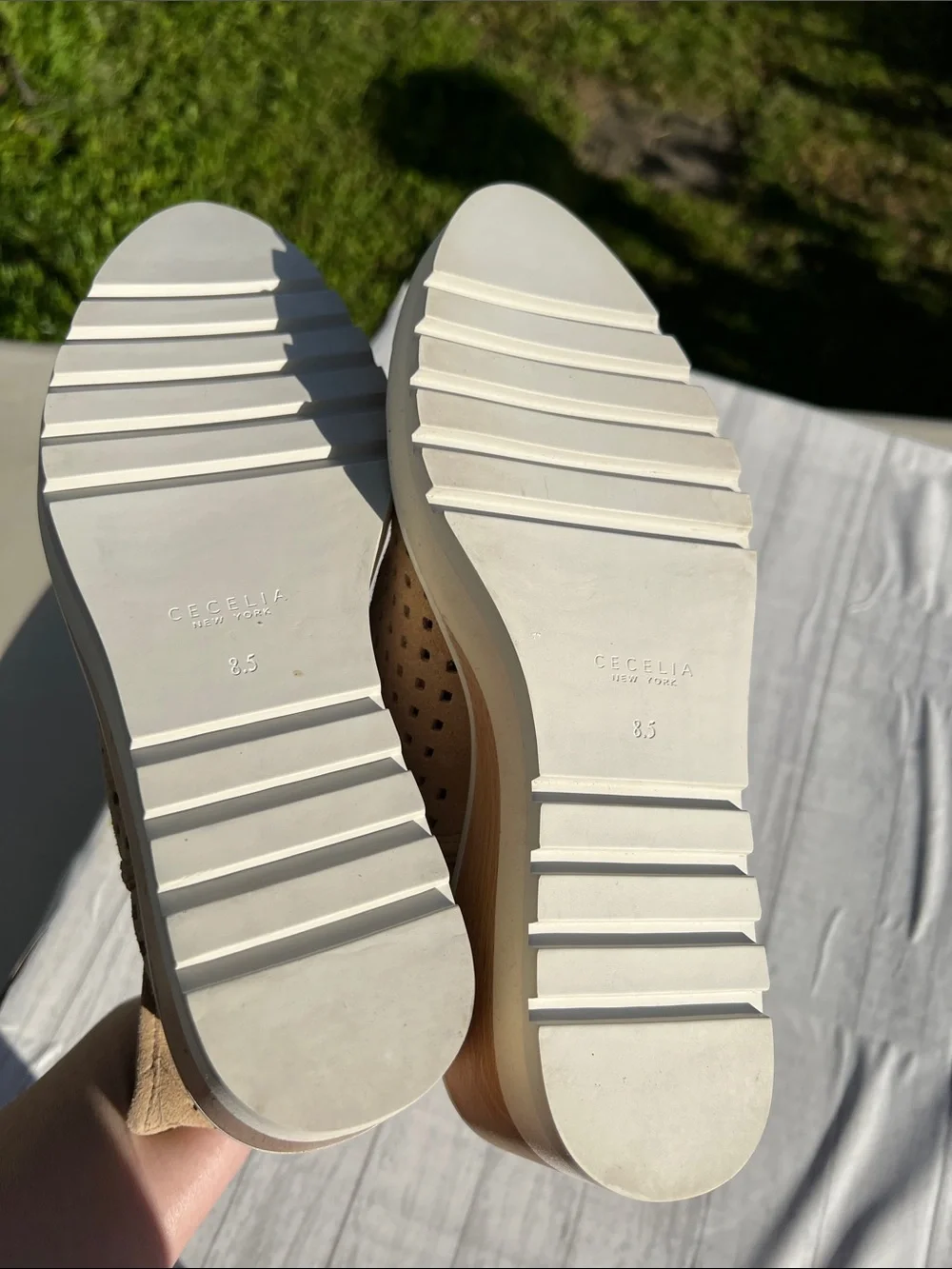 Cecelia New York Georgie Wedge Almond Toe Ankle Booties